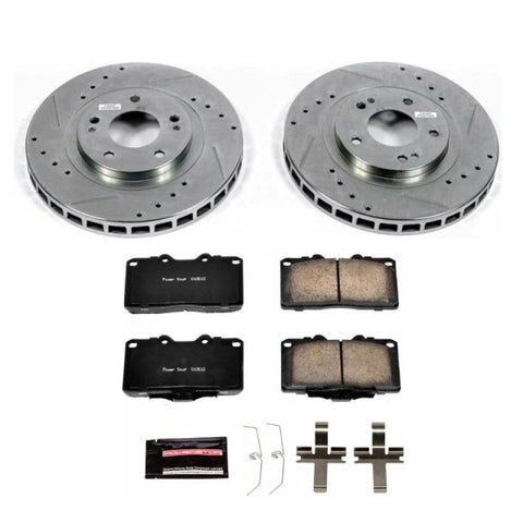 Power Stop 91-93 Dodge Stealth Front Z23 Evolution Sport Brake Kit - K796