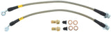 StopTech 09+ Nissan GTR Stainless Steel Rear Brake Lines - 950.42512