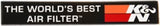 K&N X-Stream Top Filter X-Stream 14 inch OD Chrome - 66-1401XP