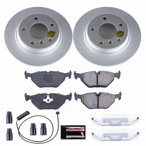 Power Stop 92-98 BMW 318i Rear Z23 Evolution Sport Coated Brake Kit - CRK502