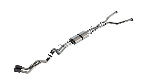 Borla 22-24 Toyota Tundra 3.4L V6 (Inc. Hyb.) Ext. Cab/STD Bed/145.7in WB S-Type Cat-Back - Carbon - 140939CFBA