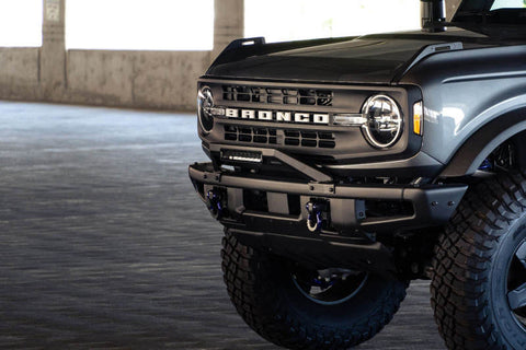 DV8 Offroad 21-22 Ford Bronco Factory Modular Front Bumper Bull Bar - LBBR-04