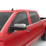 EGR 14+ Chev Silverado/GMC Sierra Crw Cab In-Channel Window Visors - Set of 4 (571771) - 571771