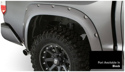 Bushwacker 16-17 Toyota Tundra Fleetside Pocket Style Flares 4pc 66.7/78.7/97.6in Bed - Black - 30918-33