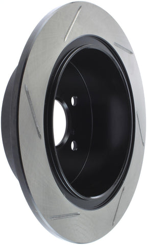 StopTech Power Slot 06-08 Subaru Legacy Wagon/Sedan 2.5i Rear Left SportStop Slotted Rotor - 126.47026SL