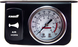 Kleinn Panel Mounted 160 PSI Gauge w/ an Illuminated WHITE Momentary Rocker Switch - 1303W