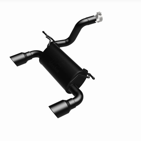 MagnaFlow 2018+ Jeep Wrangler 3.6L Dual Black Tip Axle-Back Exhaust - 19388