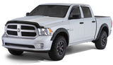 Stampede 2009-2018 Dodge Ram 1500 Extended Cab Pickup Tape-Onz Sidewind Deflector 4pc - Smoke - 6251-2