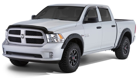 Stampede 2009-2018 Dodge Ram 1500 Extended Cab Pickup Tape-Onz Sidewind Deflector 4pc - Smoke - 6251-2