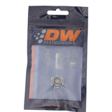 DeatschWerks 6AN ORB Male Plug Fitting with 1/8in NPT Gauge Port - Anodized DW Titanium - 6-02-0730