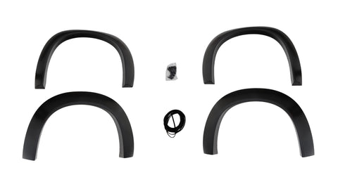 AVS 2008+ Dodge Challenger Smooth Front and Rear Fender Flares - Black (4 Pc) - 850250