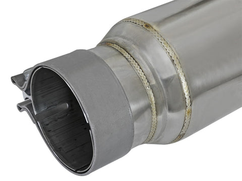 aFe MACH Force-Xp 304 Stainless Steel Resonator 2.5in Inlet/Outlet x 4in Dia x 15in Body x 19in L - 49M10002