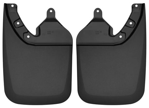 Husky Liners 2016 Toyota Tacoma w/ OE Fender Flares Custom Molded Rear Mud Guards - Black - 57941
