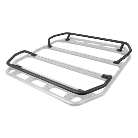 Go Rhino SRM300 Quad Overland Rail Kit (For 40x40in. Rack) - Tex. Blk (Rails ONLY - Req. Platform) - 5933044T