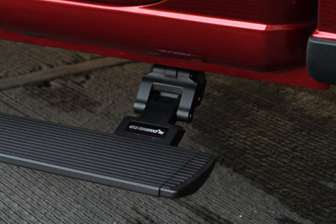 RealTruck 19-25 Chevy Silverado 1500 CC 4dr VoltStep Electric Running Board Kit - Bedliner Coating - 20404887T