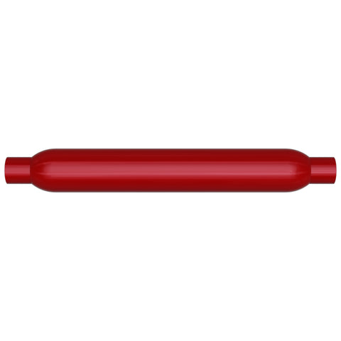 MagnaFlow Muffler Red Pack Series Glasspack 3.5in Rd 22in Body Length 2in/2in Inlet/Outlet - 13134