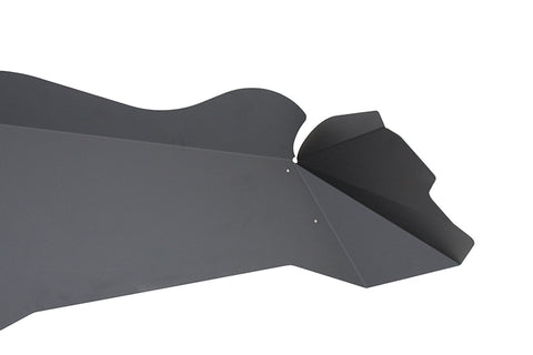 Fishbone Offroad 07-18 Jeep Wrangler JK Aluminum Rear Inner Fenders - Black Powdercoat - FB33007R