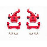 Power Stop 94-97 Mazda Miata Rear Red Calipers w/Brackets - Pair - S1377A