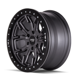 Dirty Life 9303 DT-1 17x9/5x114.3 BP/-12mm Offset/72.6mm Hub Matte Gunmetal Wheel - Beadlock - 9303-7965MGT12