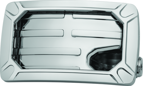 Kuryakyn Nova Curved Horizontal Mount Side License Plate Holder Chrome - 3192