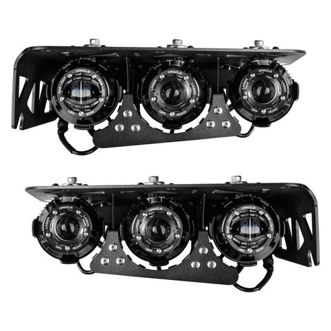 Oracle Lighting 21-24 Ford Bronco Off Road Laser and LED Fog Light Kit for Steel Bumper - 5928-LZZ-001