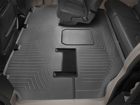 WeatherTech 15-20 Audi A3 (Sedan) / 15-20 S3 (Incl 17-20 RS3) Rear FloorLiner HP - Black (2pc Liner) - 444962IM