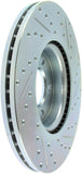 StopTech 07-13 Mazdaspeed3 Sport Slotted & Drilled Front Right Rotor - 227.45078R