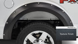 Stampede 2015-2017 Ford F-150 67.1/78.9/97.6in Bed Ruff Riderz Fender Flares 4pc Textured - 8432-5