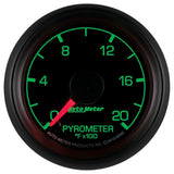 Autometer Factory Match Ford 52.4mm Full Sweep Electronic 0-2000 Deg F EGT/Pyrometer Gauge - 8445