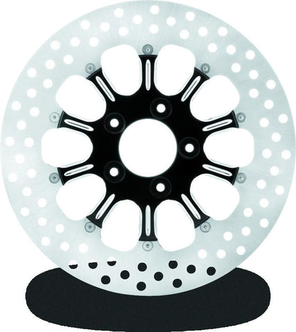 Performance Machine Disc/Carr 11.8 Revel Front - Contrast Cut Platinum - 0133-1800RELS-BMP