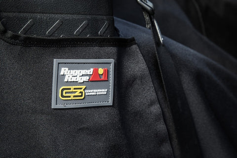 Rugged Ridge C3 Cargo Cover W/O Subwoofer 07-18 Jeep Wrangler JK 2 Door - 13260.03