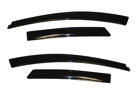 AVS 12-18 Ford Focus Ventvisor Outside Mount Window Deflectors 4pc - Smoke - 94373