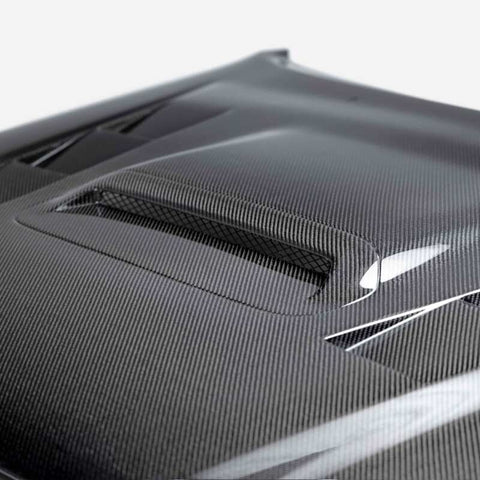 Seibon 12-15 Toyota Tacoma TS-Style Carbon Fiber Hood - HD12TYTA-TS