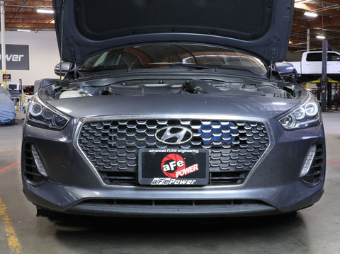 aFe 18-20 Hyundai Elantra GT L4-1.6L (t) Takeda Momentum Dynamic Air Scoop - Blue - 56-70005SL