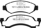 EBC 1974 AMC Ambassador 5.0L Ultimax2 Front Brake Pads - UD050