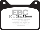 EBC Brakes Yellowstuff Performance Brake Pads - DP4057R