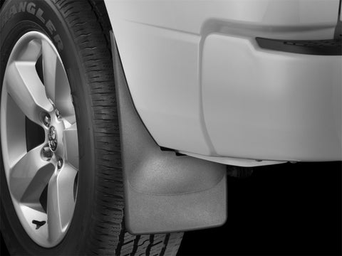 WeatherTech 09+ Dodge Ram 1500 No Drill Mudflaps - Black - 120024