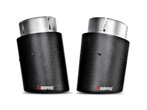 Akrapovic 12-15 BMW 335i (F30 F31) Evolution Line Cat Back (SS) w/ Carbon Tips (Req. Link Pipe) - MTP-BM/SS/1H