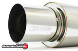 GReddy Universal 2.5in 3-Bolt Tip Revolution RS Muffler - 11001126