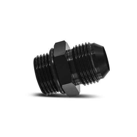 Mishimoto -16ORB to -16AN Aluminum Fitting Black - MMFT-16ORB-16BK