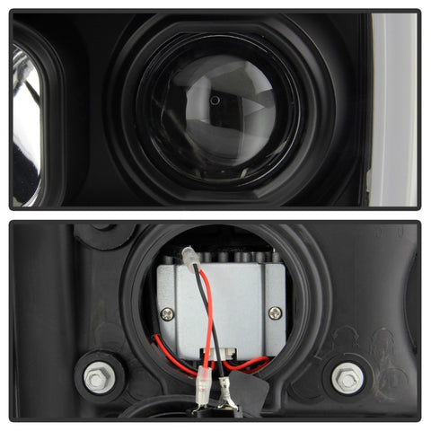 Spyder GMC Sierra 1500/2500/3500 07-13 Denali 08-13 LED Headlights Blk PRO-YD-GS07V2PL-BK - 5087522