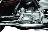 Kuryakyn Rear Cylinder Base Cover For 02-06 Touring Models Chrome - 8274