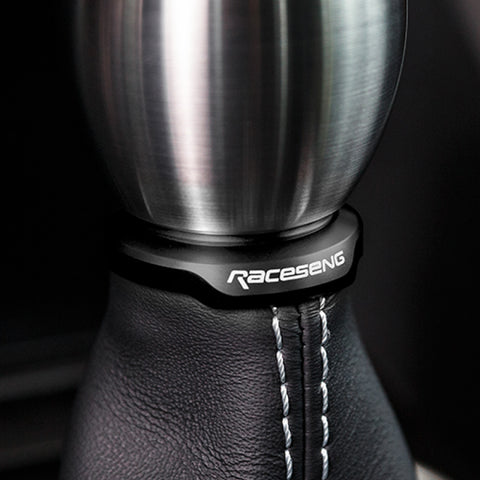 Raceseng Shift Boot Collar/Retainer (For Threaded Adapters/No Big Bore/No Rev. Lockout) - Black - 081602B