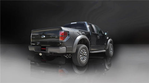 Corsa 2011-2014 Ford F-150 Raptor 6.2L V8 133in Wheelbase Polished Xtreme Cat-Back Exhaust - 14759