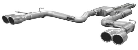 aFe MACHForce XP 2017 Ford SuperDuty F-250/F-350 V8 6.2L CC/LB Cat-Back SS 4in. Exhaust System - 49-43086-P