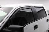 EGR 15+ Ford F150 Super Cab In-Channel Window Visors - Set of 4 - Matte (573475) - 573475