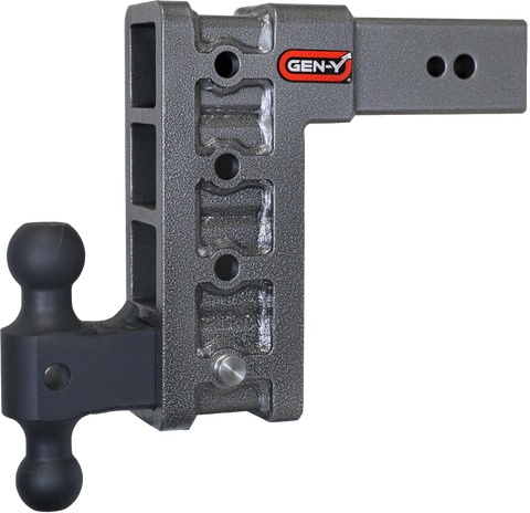 Gen-Y Mega Duty 3in Shank 9in Drop 3.5K TW 32K Hitch w/GH-0161 Dual-Ball - GH-1714