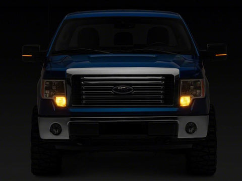 Raxiom 09-14 Ford F-150 Axial Series Sequential LED Mirror Mounted Turn Signals- Smoked - T544359