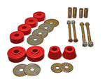 Energy Suspension Chevy Pickup Body Mounts - Red - 3.4137R