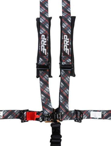 PRP Seats 5.2 Harness w/ Removable Pads- Plaid - SB5.2RP-PLA